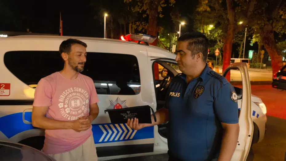 İnegöl'de Çantada