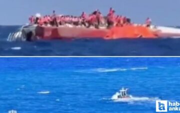 Girne açıklarında gemi batması