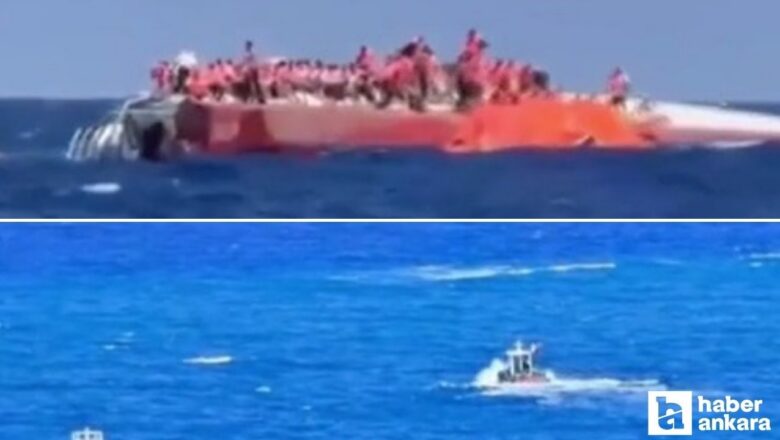 Girne açıklarında gemi batması