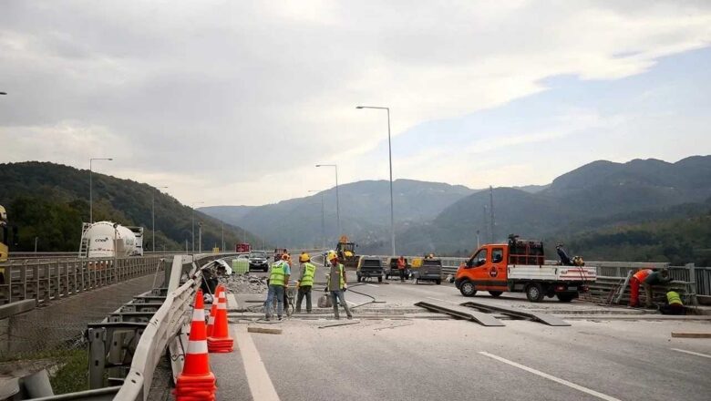 Ankara-Kırıkkale yol çalışması